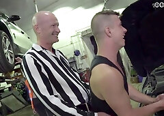 Auto Service Owner and Crew