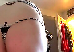 Changing booty shorts sissy clapp