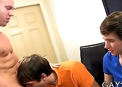 Hard dick in boy's throat