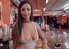 Barmaid Gets Laid Again - Tristan Seagal And Alyssia Kent