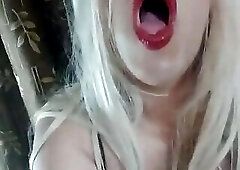 Transvestite secretary wanting to masturbate her cock