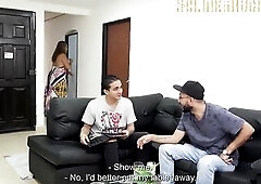 MY ALLY INVITES ME TO HIS ABODE TO HAVE A TRIO WITH HIS BITCH STEPMOTHER!