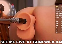 Live Big Ass Toy Fuck