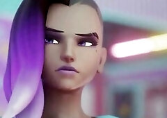 Lascivious Brigitte helps Shadow teach at the Gym on one condition --- (Creator: BaronStrap) [Latino Subtitles]