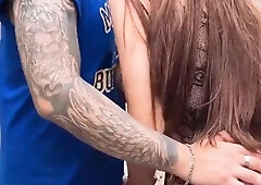 MOTORBIKE DOLL PICKED UP ON THE STREET CONCLUDES IN ASS-FUCK HUMP