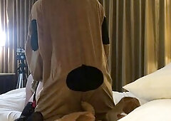 Scooby Doo Bangs Crossdresser with BIGGEST BOOTY