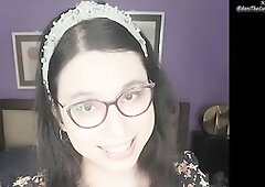 Beautiful shemale, dildo in ass