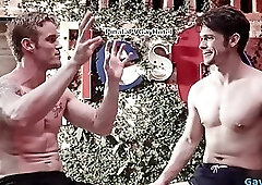 Hot gay interracial and cum swap