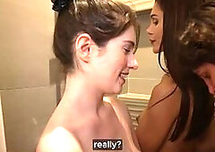 Instead Of The Club, They Decided To Have Pleasure In The Shower. 4K HD Tim Team