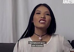 Canadian Newbie Jenifer Passionately Fucking At Casting With Big Dick Stud