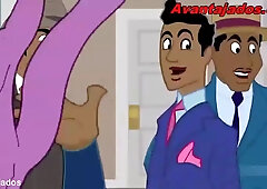 Cartoon with the Supah Hero in Surubão Homo