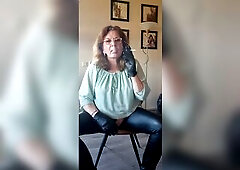 Enjoying a cigarette and ashing in my throat