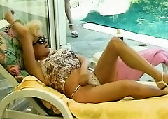 2 breasty blondes with giant melons passionately kiss and fondle every others curves previous to diving into intensive twat licking. A hung guy joins 