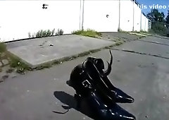 girlsy with her shoes