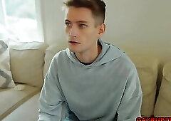 Jayden Marcos and DeAngelo Jackson puts twink Trevor Harris into a hot weird threesome