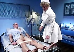 Nurse is really a mistress of the lab