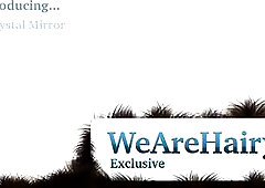 Glamorous bushy Chrystal Mirror masturbates in her bathtub