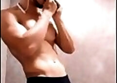 Asian Handsome Muscular Guy Jerks Off 01