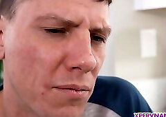 Stepgrandson goes to his stepnana Melody Mynx for love advice