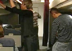 Falcon Studios: In-Flight Frolics Fuel Fiery Flames