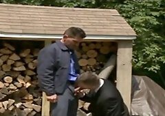 Woodshed piss And nailing