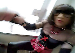 Shemale domination, pantyhose