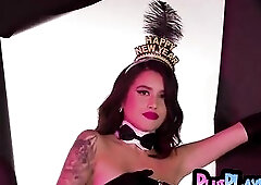 Hot large butt playgirl and sexy large breasts models exposing flawless body and posed completely exposed