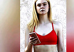 Elle Fanning masturbate off contest