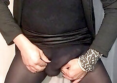 Average body, penis masturbation, hand-job