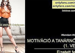 Your teacher kicks your pumpkins - Hungarian f3mdom