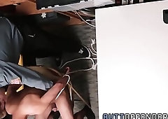 Tied up mexican thief barebacked