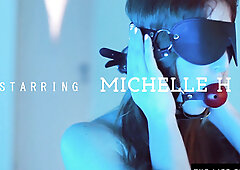 Submissive hottie Michelle H masturbates in front of her master