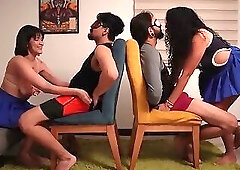 Taking turns to sexually dominate this 2 male slaves pt1