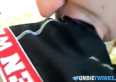 UNDIE TWINKS - Twinks Krist Cummings and Phillip Ashton blow dicks and cum