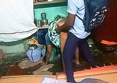 Indian Student 18+ With Tamil Aunty Sex