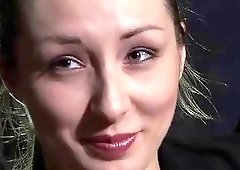 Slave girl loves to be tied up with ropes BDSM