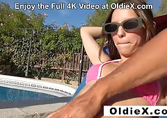 BUSTED! Cougar Catches Cheating Husband Fucking by OldieX