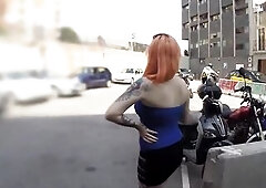 Redhead inked female-dom meets Nacho in a ruthless, no-escape hardcore screw fest screwing time meeting.