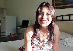 Sassy asian beauty enjoys getting pussy touched by her dude