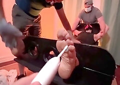 Pits, youthful, foot worship