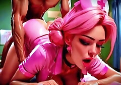 Animated porn, buttfuck, 3d animation