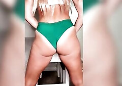 Lustful Blond Rides Her Sex toy Hard Until This babe Soaks the Anything