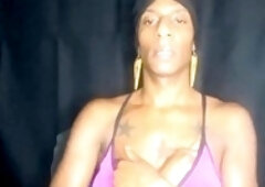 Unexperienced, ebony cumming
