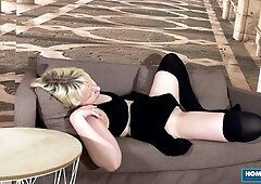 Blonde Babe Kate Cant Get Enough Of His Dick