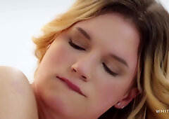 Oily fantasy part 2: Erotic hardcore starring Christian Clay and Sexy Blonde in lingerie Katarina Rina