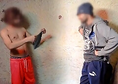 Trying on some new underwear and getting soaked in cum