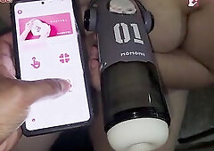 The SKULL STUD toy from BEYOURLOVER is so realistic that this guy cums inside whilst I'm sucking his nuts