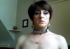 SISSY EVE'S ADULT TOY SHOW - amateur crossdresser webcam fun