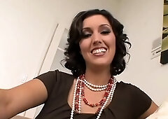 Beautiful blonde nanny and big boobed blonde MILF get pumped