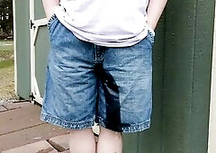 Outside Shorts Pee